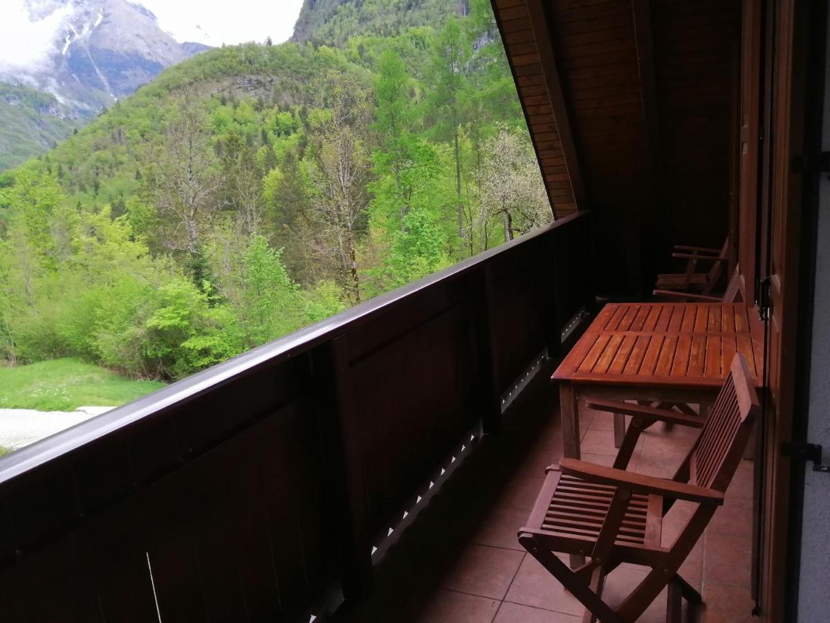 Pocitnisko Stanovanje Planja Soča Exteriér fotografie