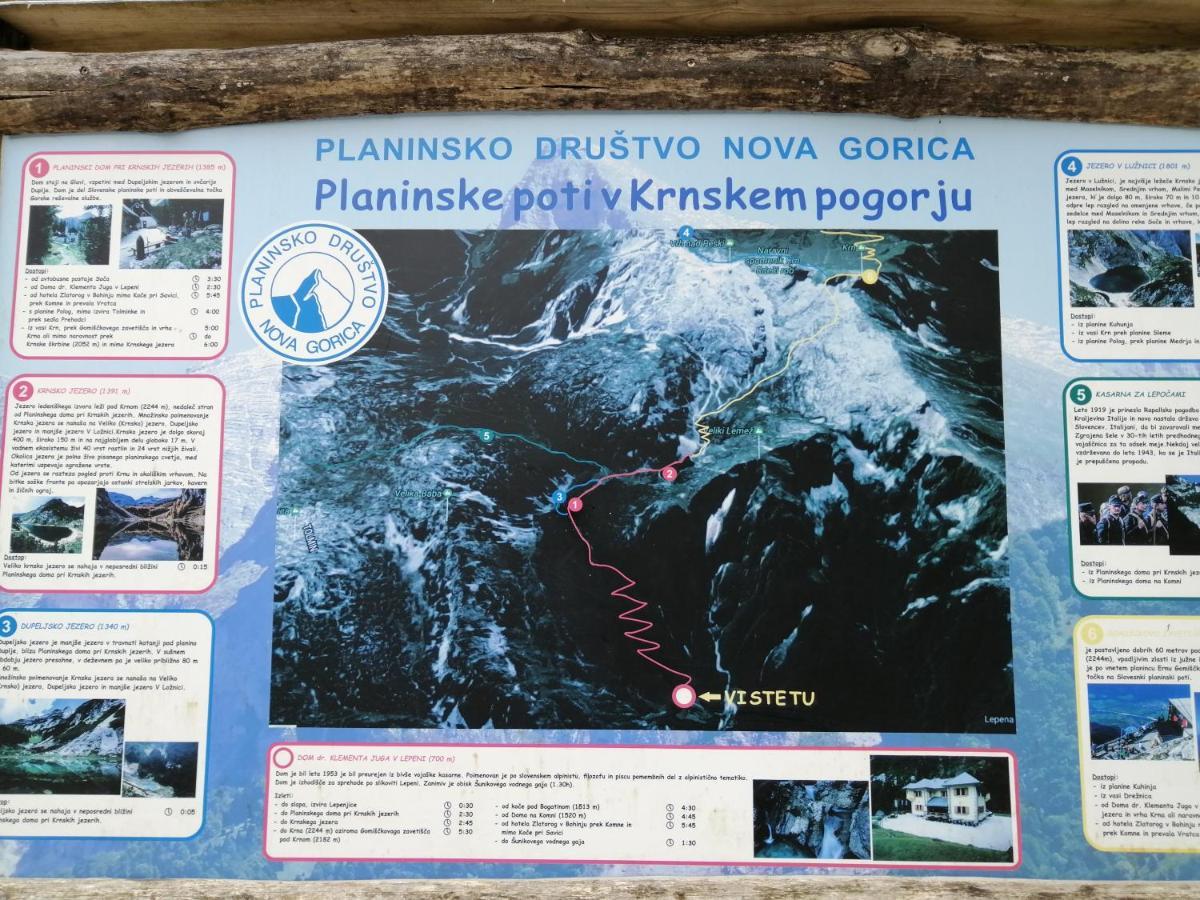 Pocitnisko Stanovanje Planja Soča Exteriér fotografie