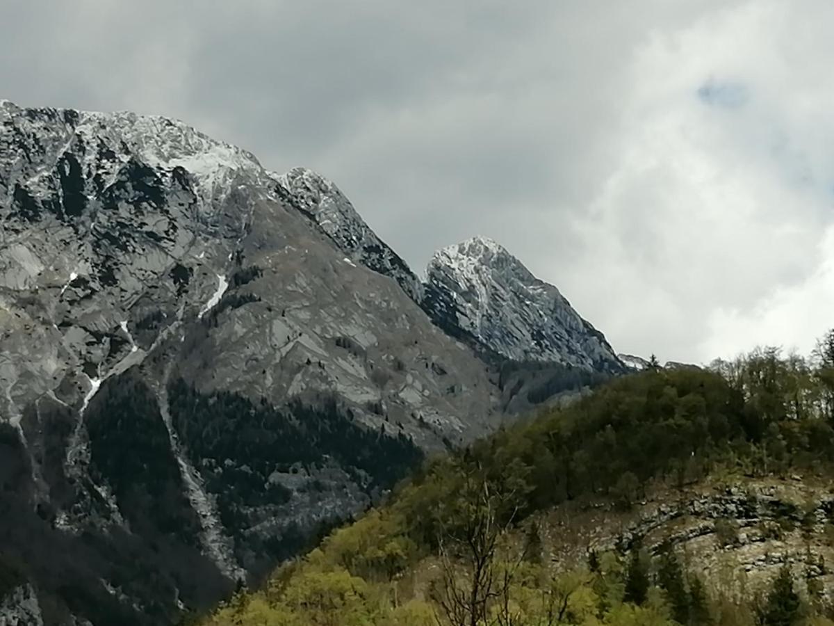 Pocitnisko Stanovanje Planja Soča Exteriér fotografie