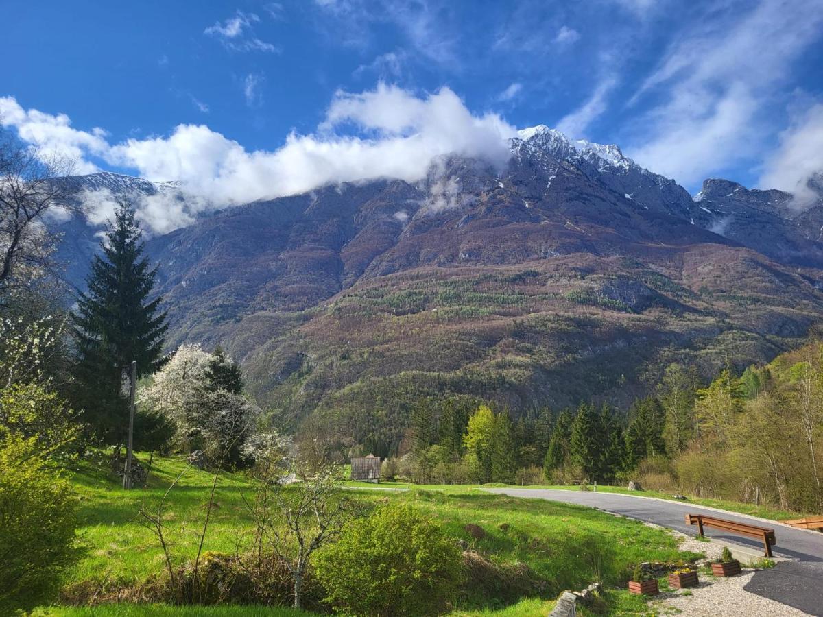 Pocitnisko Stanovanje Planja Soča Exteriér fotografie