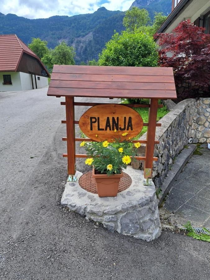 Pocitnisko Stanovanje Planja Soča Exteriér fotografie